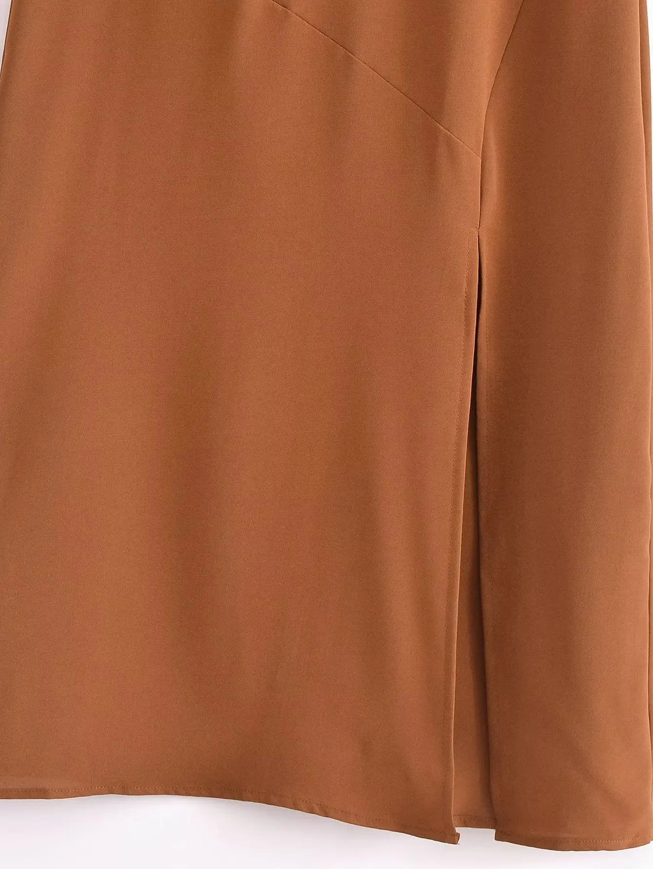 Strappy Maxi Dress with Front Cut-Out