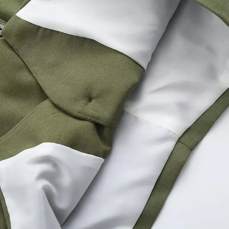 Tailored Vest & Shorts Ensemble