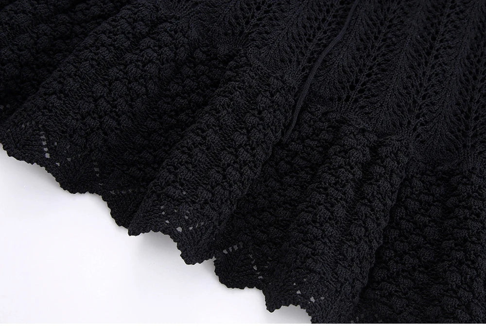 Knit Elegance Sleeveless Top & Skirt Set – Timeless Summer Charm