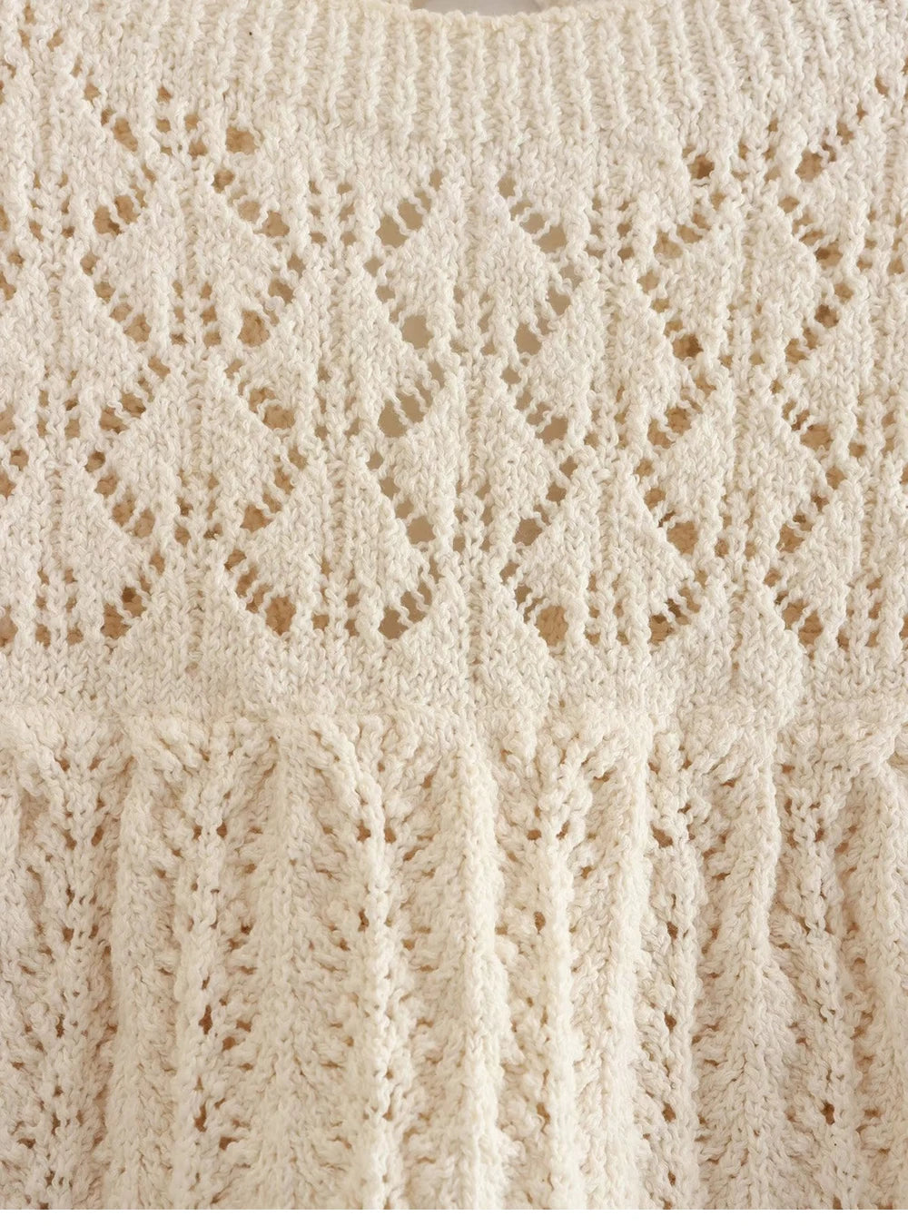 Knit Elegance Sleeveless Top &amp; Skirt Set – Timeless Summer Charm