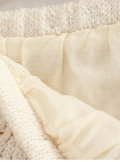 Knit Elegance Sleeveless Top &amp; Skirt Set – Timeless Summer Charm