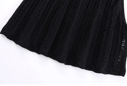 Knit Elegance Sleeveless Top &amp; Skirt Set – Timeless Summer Charm