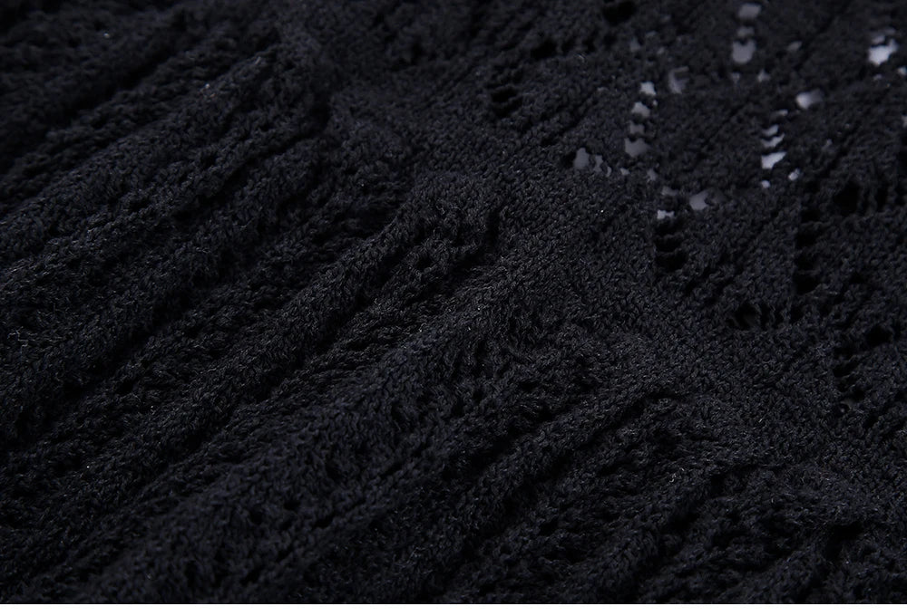 Knit Elegance Sleeveless Top &amp; Skirt Set – Timeless Summer Charm