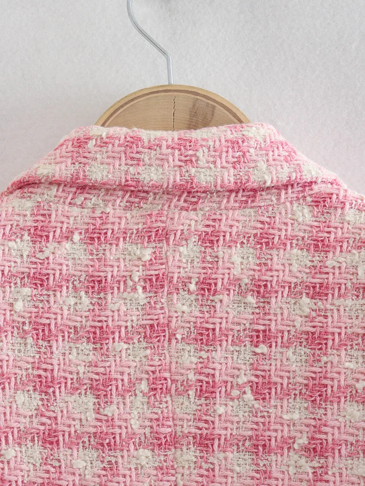 Heritage Tweed Double-Breasted Blazer