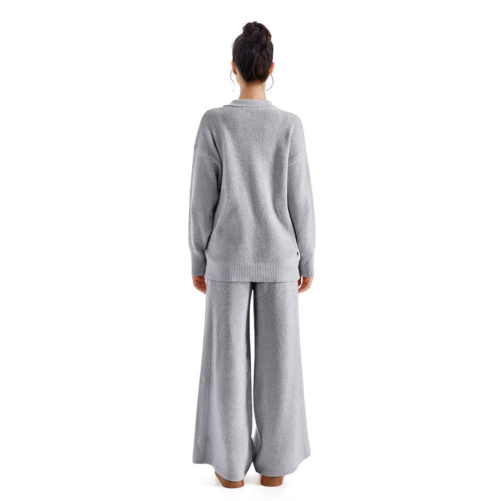 Soft Knit Two-Piece Loungewear Set