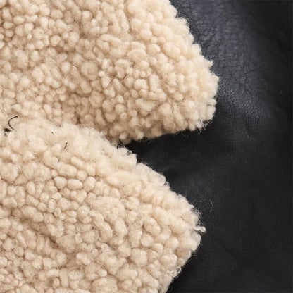 2024 autumn new women's clothing style fashionable and casual versatile lapel fur integrated jacket jacket