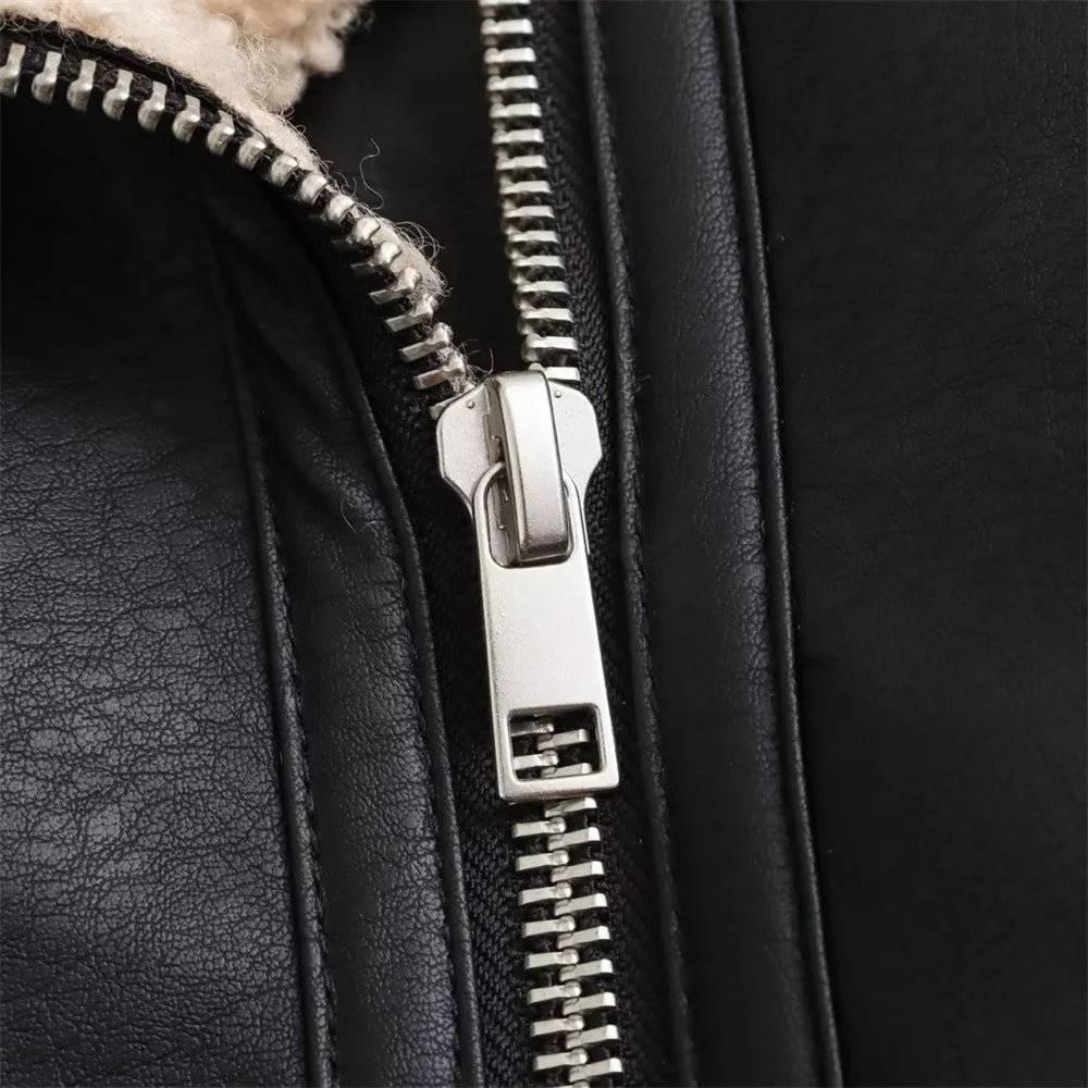 2024 autumn new women's clothing style fashionable and casual versatile lapel fur integrated jacket jacket