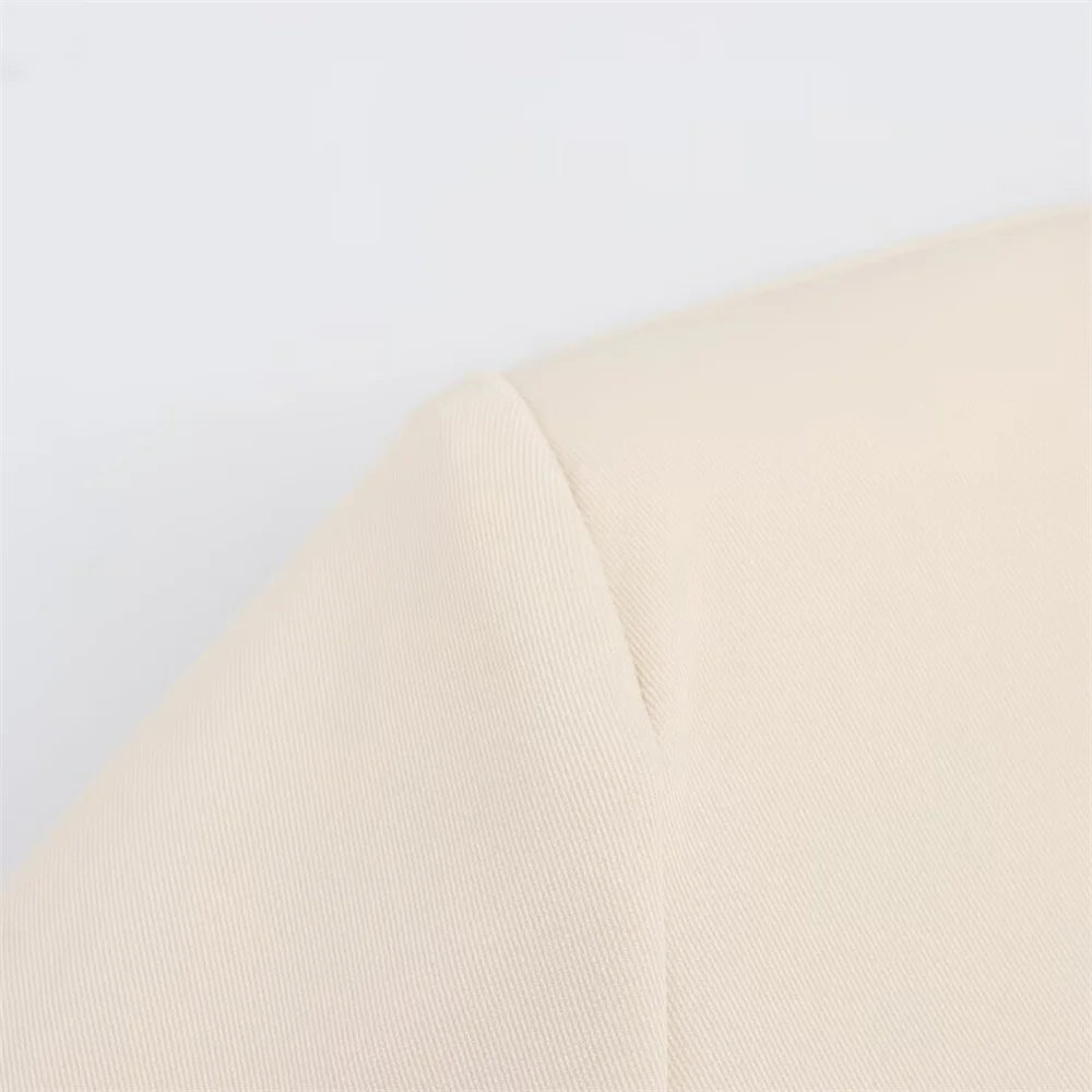 Minimalist Classic Two-Button Blazer