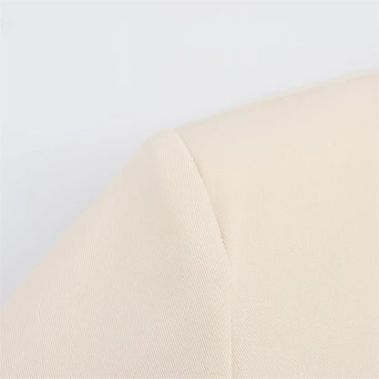 Minimalist Classic Two-Button Blazer