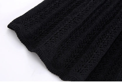 Knit Elegance Sleeveless Top &amp; Skirt Set – Timeless Summer Charm