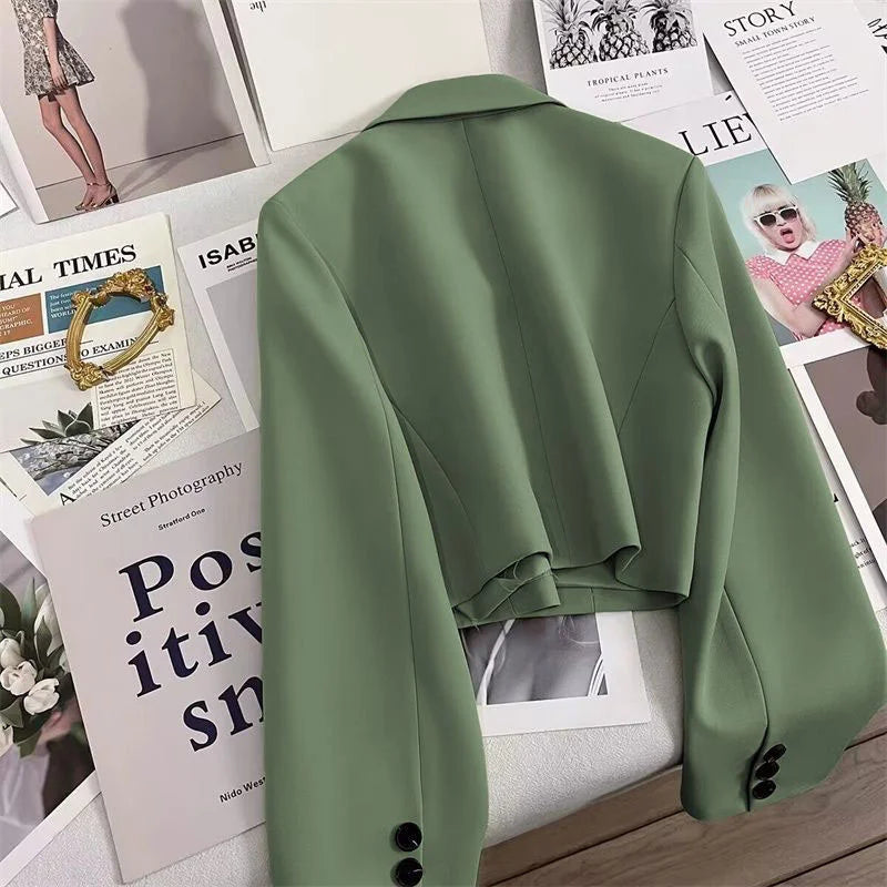 Structured Cropped Blazer