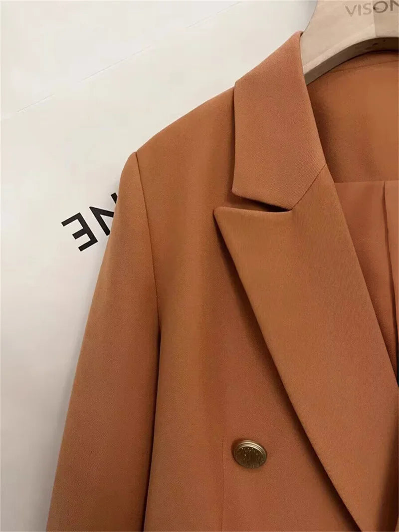 Sculpted Cropped Blazer