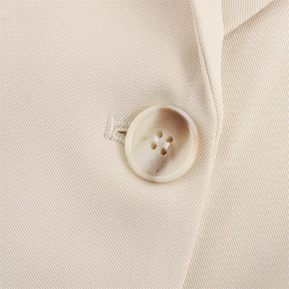 Minimalist Classic Two-Button Blazer