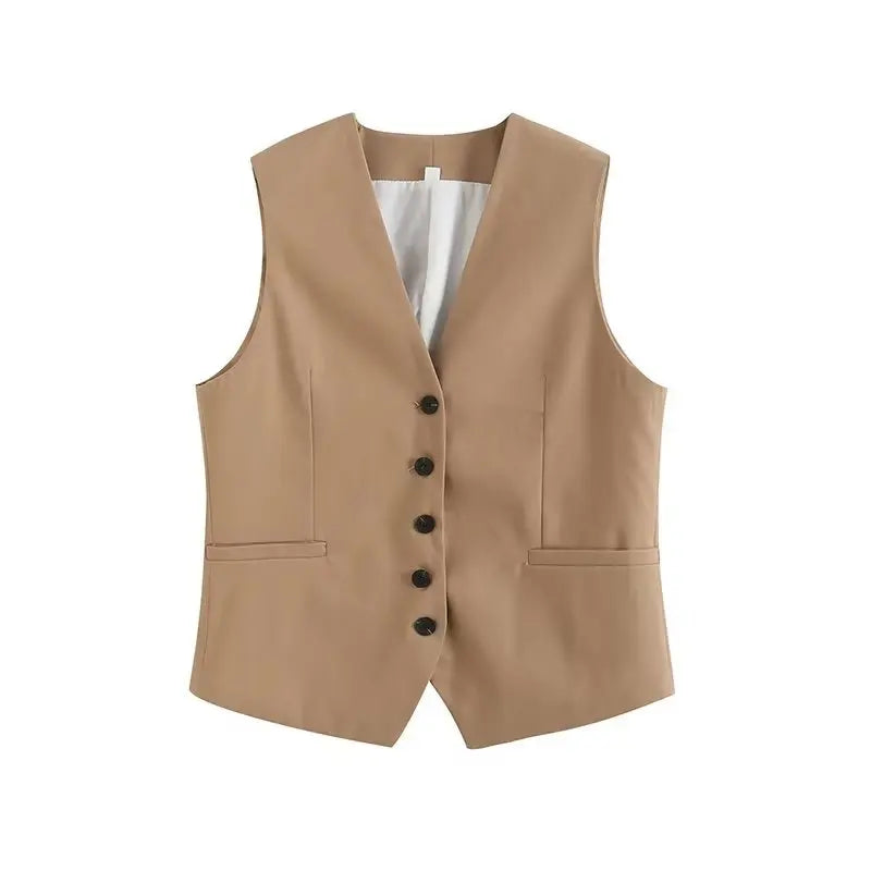 Tailored Vest & Shorts Ensemble