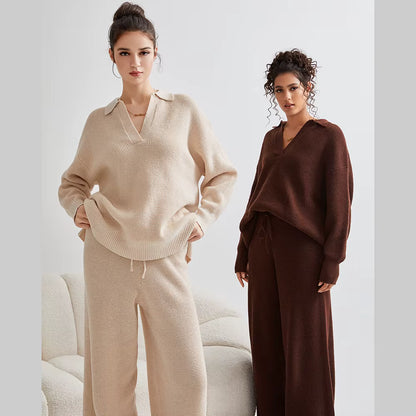 Soft Knit Two-Piece Loungewear Set