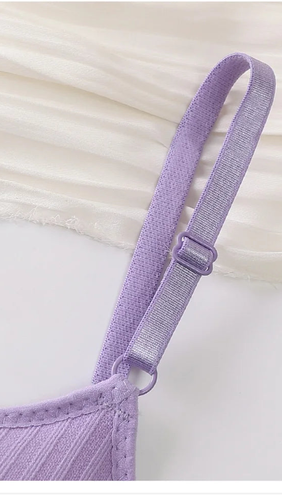 Seamless Bra Set with High-Waist Thong