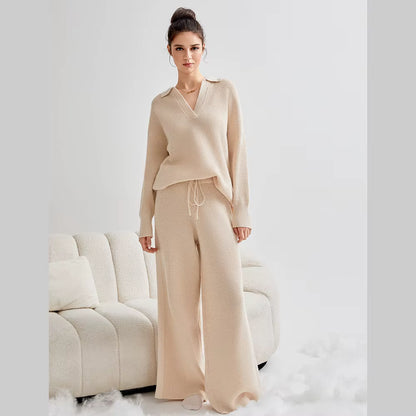 Soft Knit Two-Piece Loungewear Set