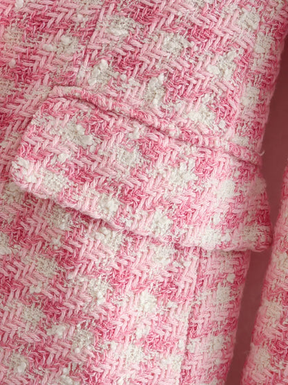 Heritage Tweed Double-Breasted Blazer