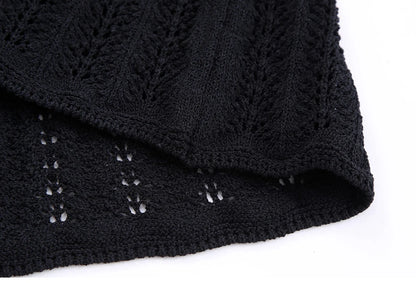 Knit Elegance Sleeveless Top &amp; Skirt Set – Timeless Summer Charm