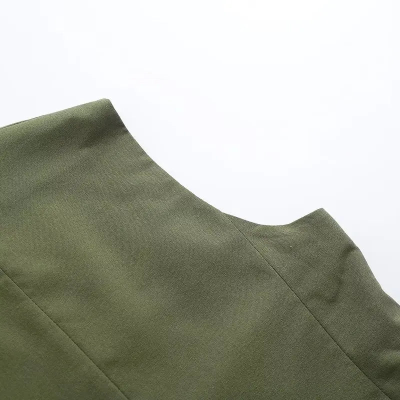 Tailored Vest & Shorts Ensemble