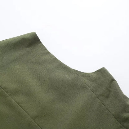 Tailored Vest & Shorts Ensemble