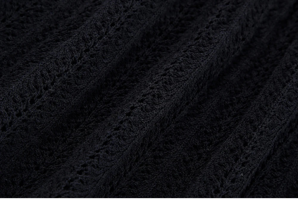 Knit Elegance Sleeveless Top &amp; Skirt Set – Timeless Summer Charm