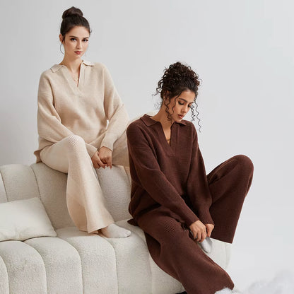 Soft Knit Two-Piece Loungewear Set