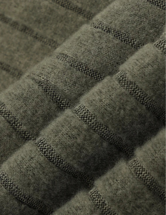 Flare Knit Mock-Neck Dress – Vohran