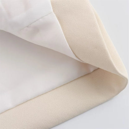 Minimalist Classic Two-Button Blazer