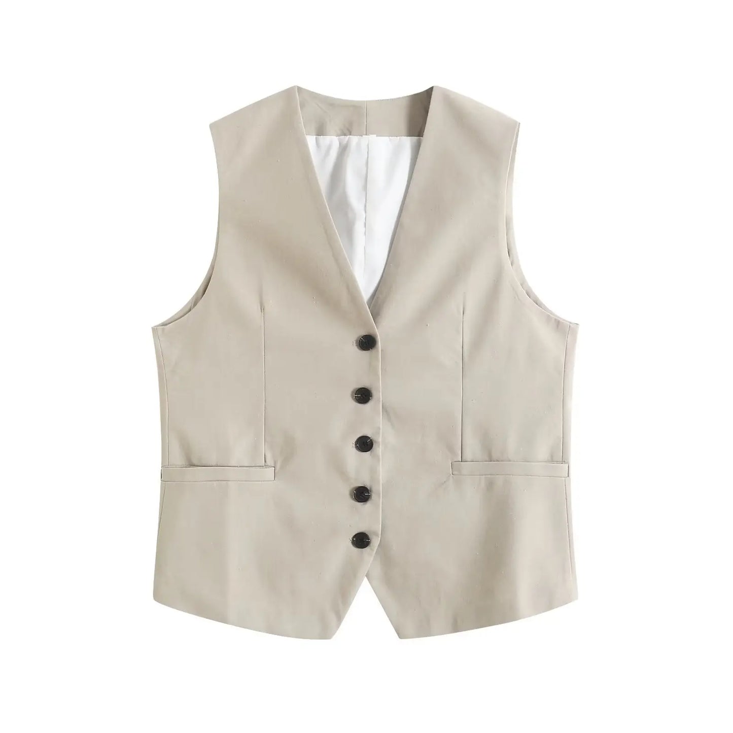 Tailored Vest & Shorts Ensemble