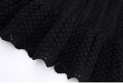 Knit Elegance Sleeveless Top &amp; Skirt Set – Timeless Summer Charm