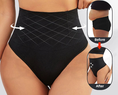 High-waist shaping panties with high compression, seamless design, Vohran elegant lingerie